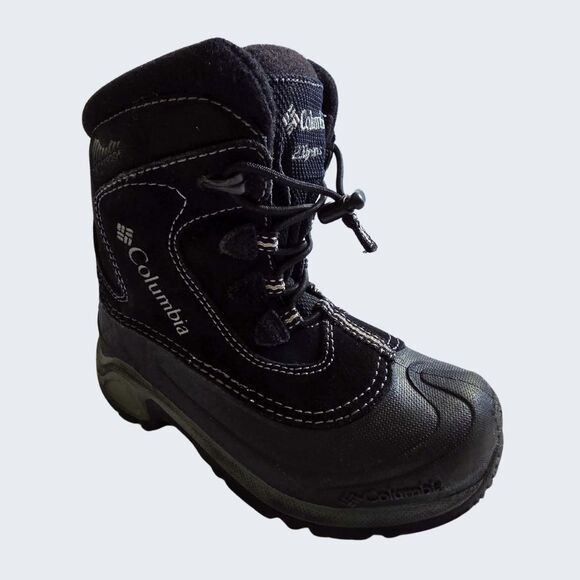 Columbia Boots Black Bugaboot Suede Rubber Winter Snow Gorpcore Outdoor Youth 13 - Picture 1 of 11